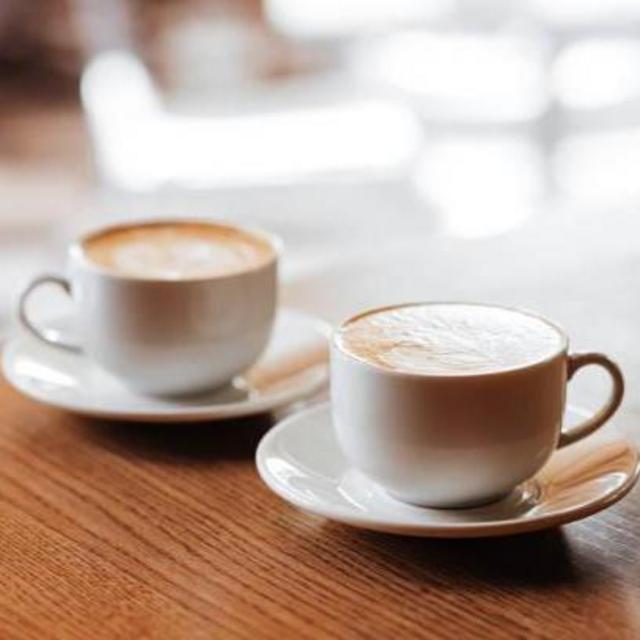 Morning coffee for two