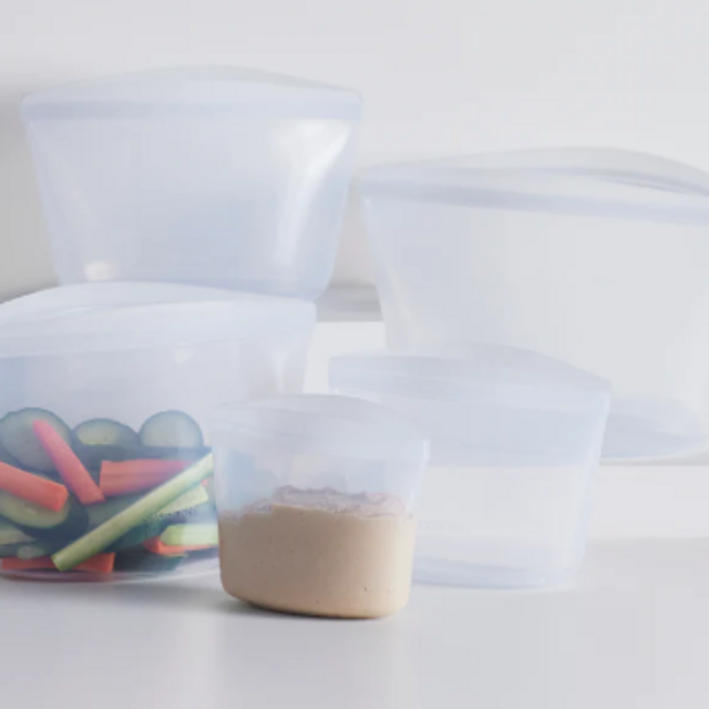 Stasher Clear Bowl 5-Pack