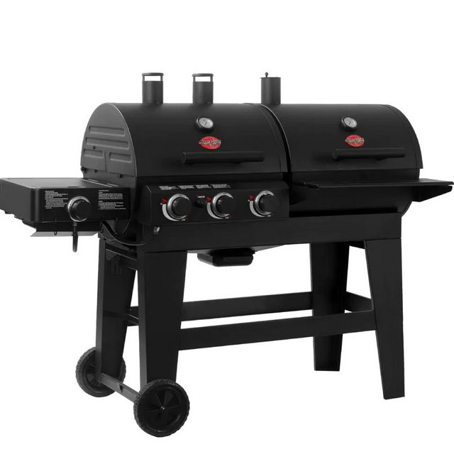 Char-Griller Doubl Play 3-Burner Gas and Charcoal Grill