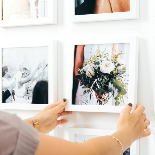Wedding Photo Custom Frame & Matting