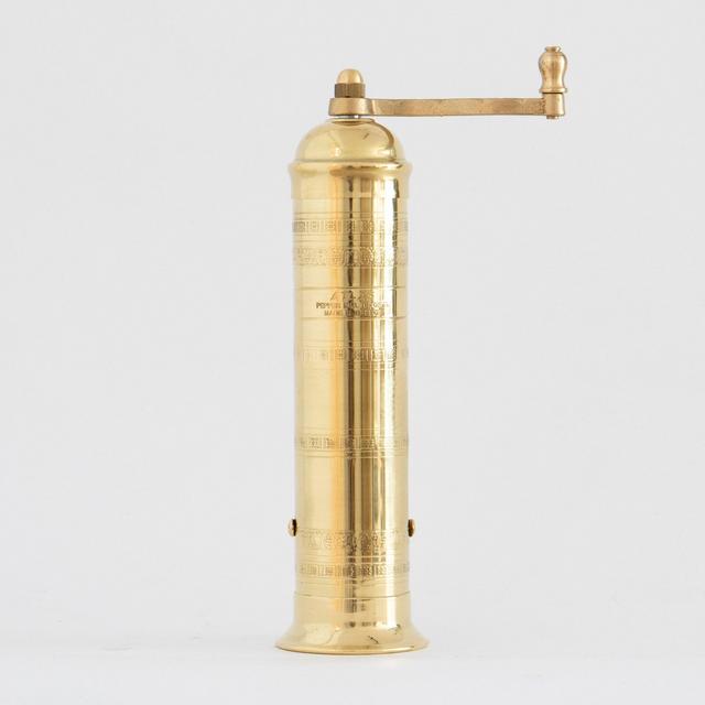 Brass Pepper Mill 10"