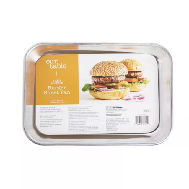 Our Table™ Aluminum Bakeware Burger Sheets (Set of 2)