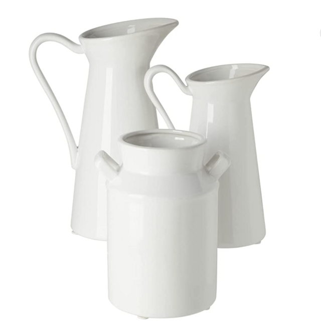 White Pitcher Set