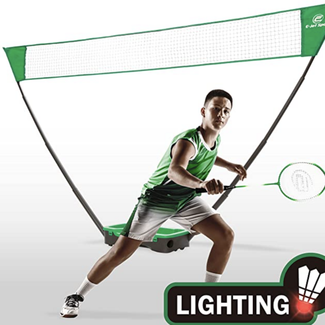 Badminton Net and Racquet