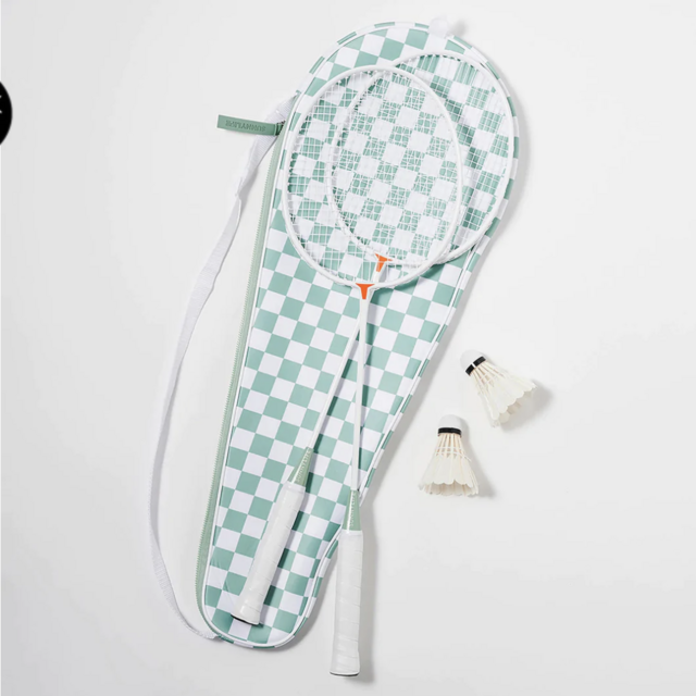 Badminton Set Checkerboard