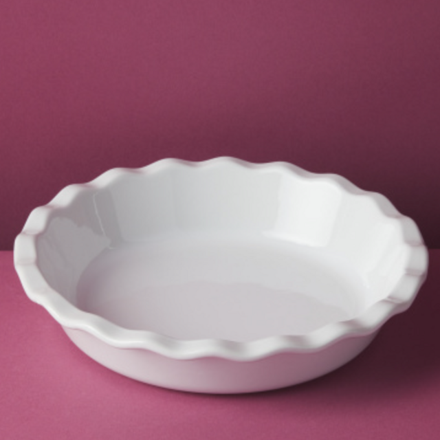 White Ceramic Pie Dish
