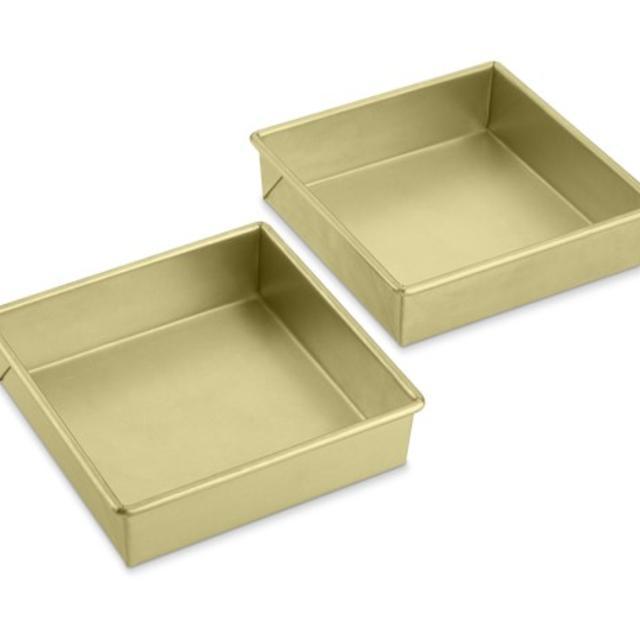 Williams-Sonoma Goldtouch® Nonstick Square Cake Pan, 8", Set of 2