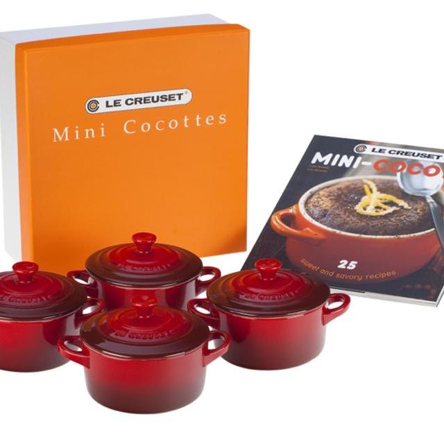Mini Cocottes set with Cookbook