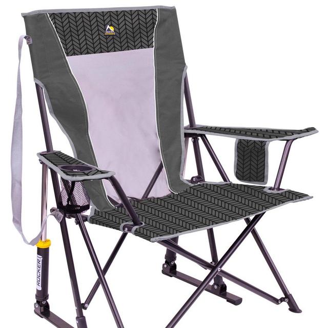 GCI Outdoor Comfort Pro Rocker Chair, Pewter/Arrow