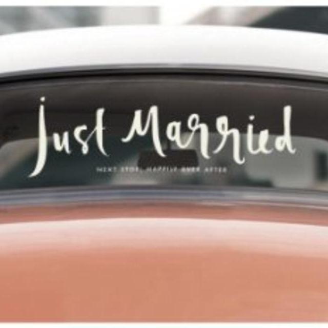 kate spade new york Window Cling, Just Married