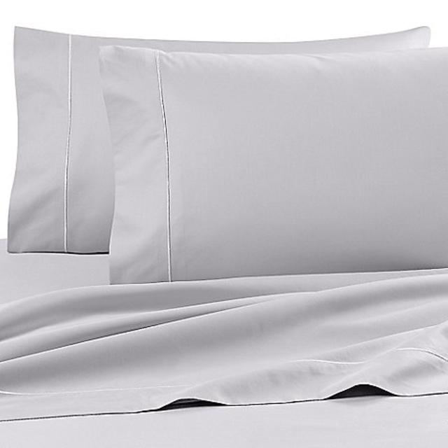 Wamsutta® Finest Sateen 725-Thread-Count Queen Flat Sheet in Silver