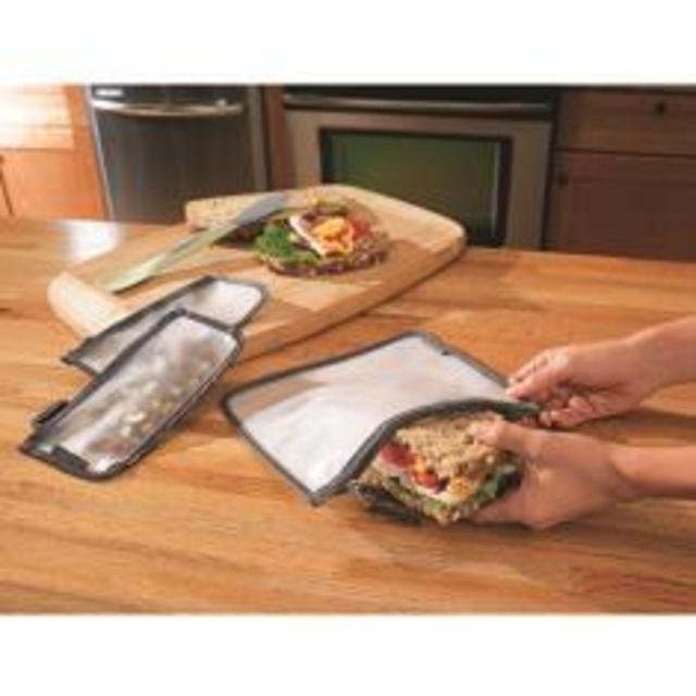 Reusable Snack & Sandwich Bag Set