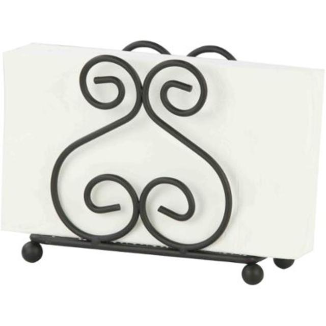Home Basics Napkin Holder, Black