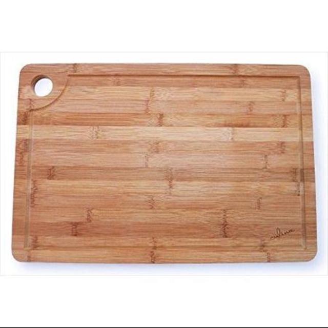 Culina Extra Large Thick Bamboo Cutting Board - 18x12 with Drip Groove