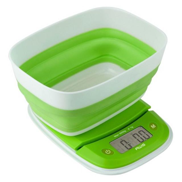 AWS Digital Collapsible Bowl Kitchen Scale