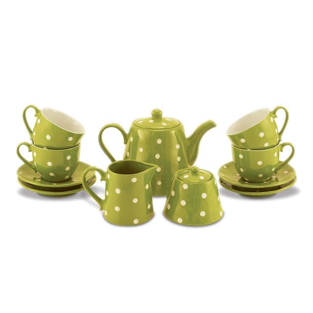 Maxwell & Williams™ Sprinkle Collection Tea for 4 Set in Lime