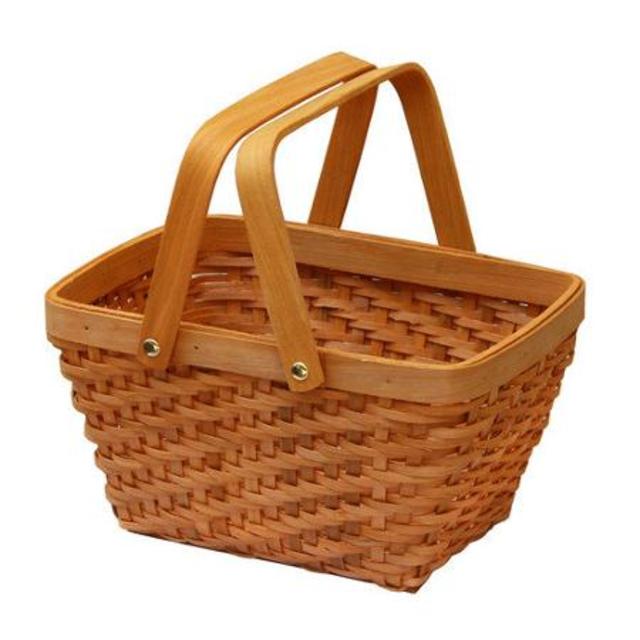 Quickway Imports QI003056 Rectangular Chip Picnic Basket