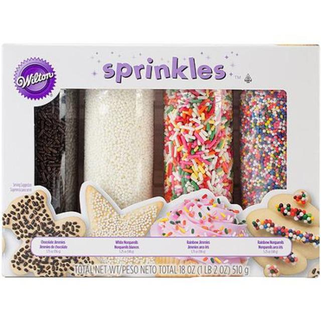 Wilton Everyday Mega Sprinkle Set, 4 pack 710-1175