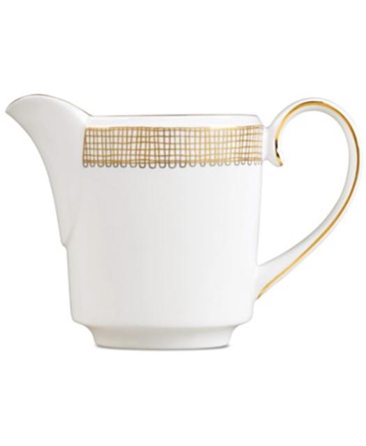 Vera Wang Wedgwood Gilded Weave Gold Creamer, Imperial