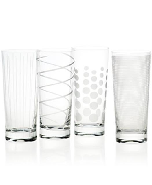 Mikasa "Clear Cheers" Highball Glasses, Set of 4