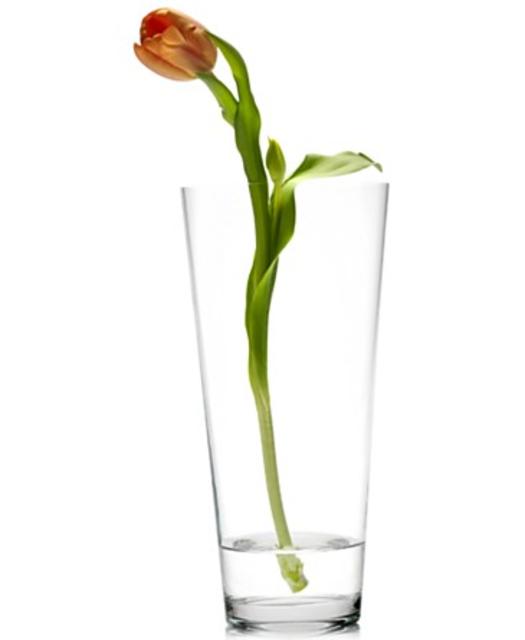Mikasa Laura Conical Shape Vase, 14.4"