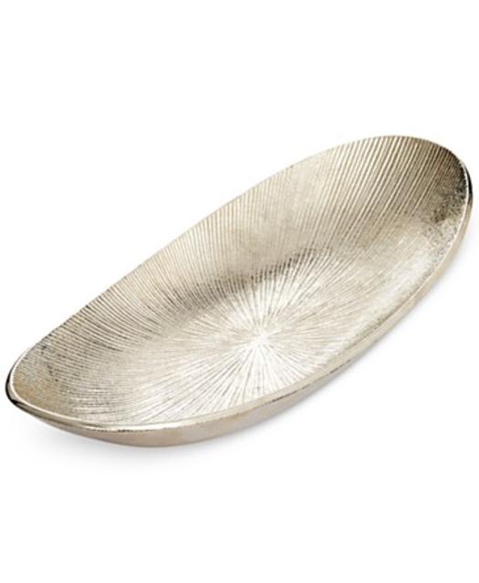 Simply Designz Serveware, Metallic Organic Oval Tray