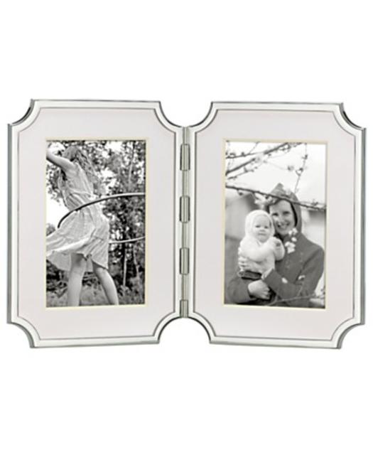 kate spade new york Sullivan Street Hinged Double 4" x 6" Picture Frame