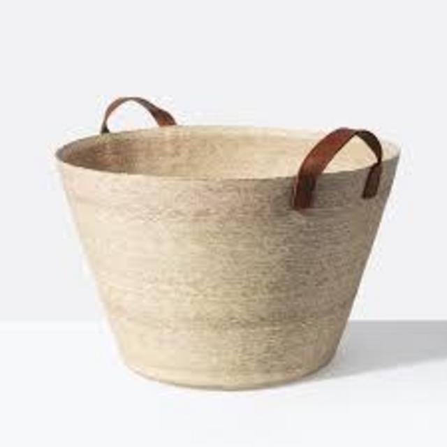 Natural Tall Floor Basket