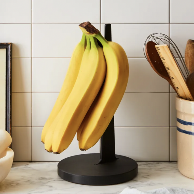 Matte Black Natural Fiber Hanger Banana Holder