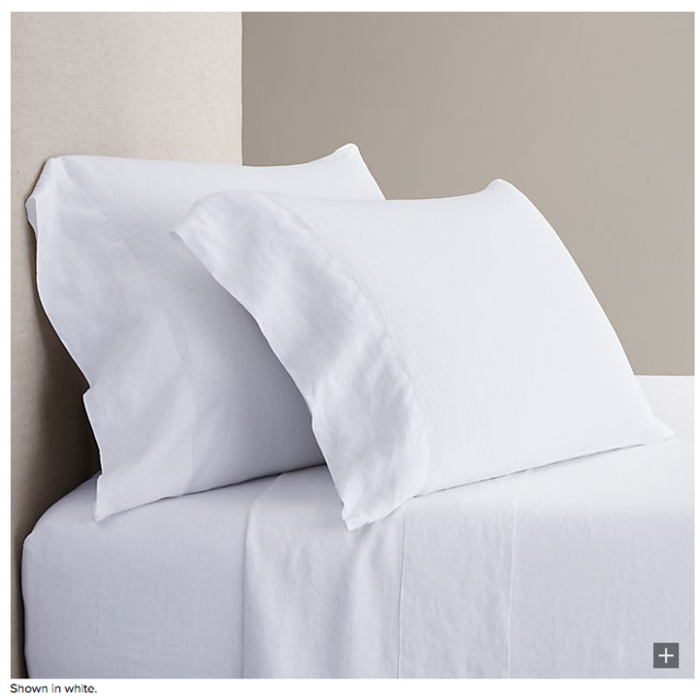 Stonewashed Belgian Linen Sheet Set