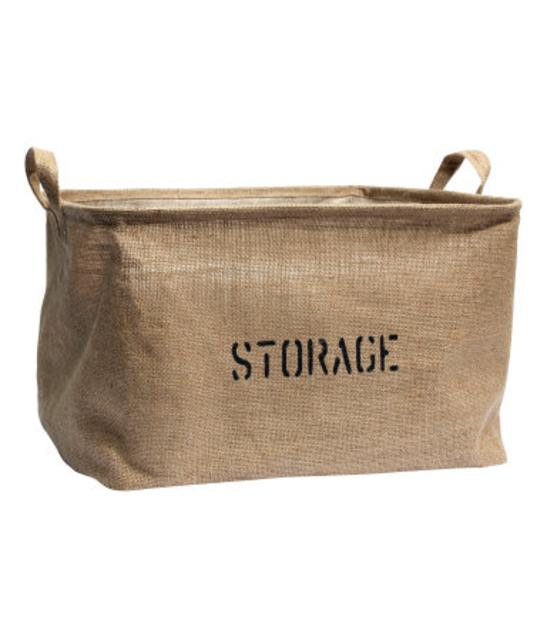 Jute Storage Basket                    $14.95