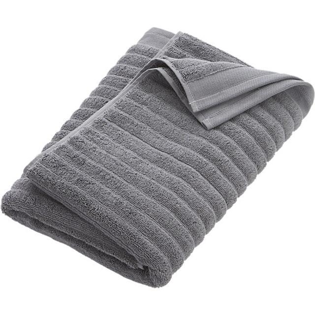 CB2: channel grey cotton bath towel