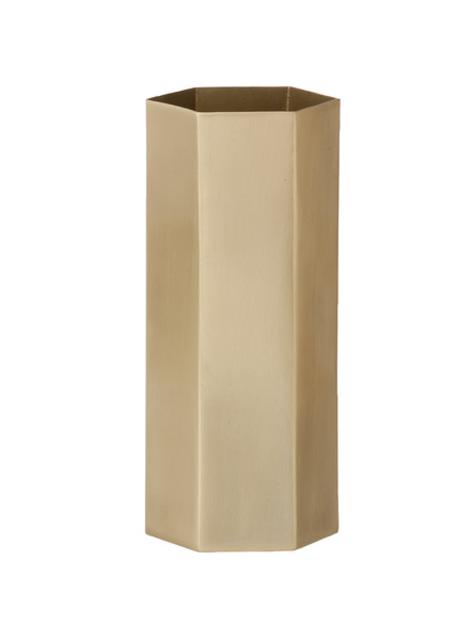 Ferm Living Shop — Brass Hexagon Vase