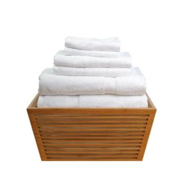 Turkish Towel Organic 650 GSM 6-pc. Towel Sets (White)