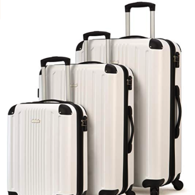 TravelCross Milano Luggage 3 Piece Expandable Lightweight Spinner Set