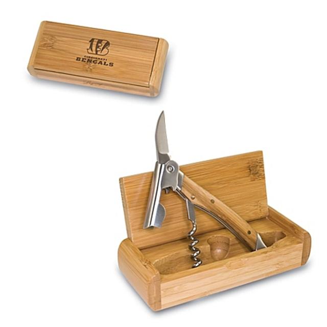 Picnic Time® Cincinnati Bengals Elan Engraved Deluxe Waiter's Corkscrew