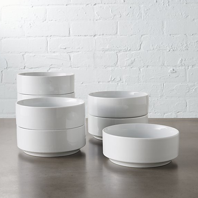 set of 8 ledge soup bowls