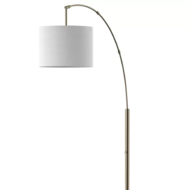 Matlock Arched Floor Lamp - Antique Brass