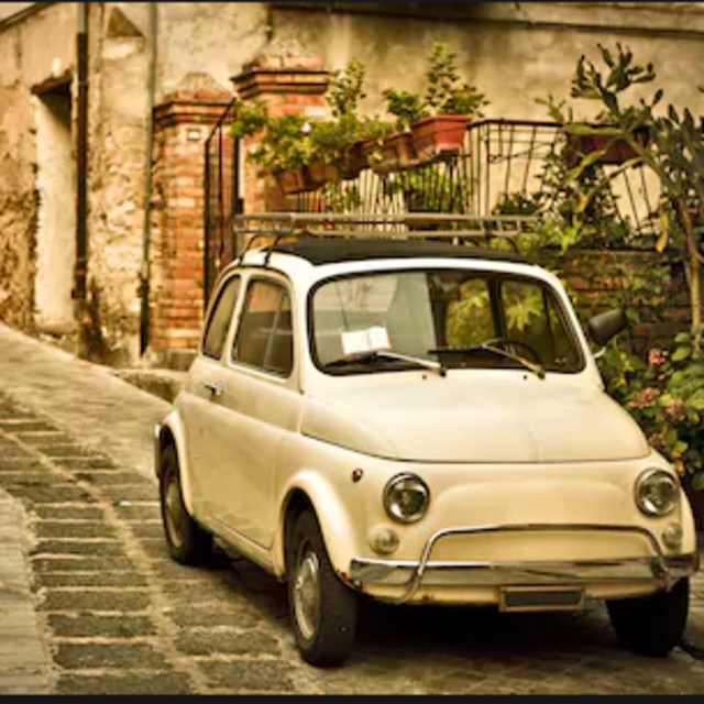 Tiny Car in Italy