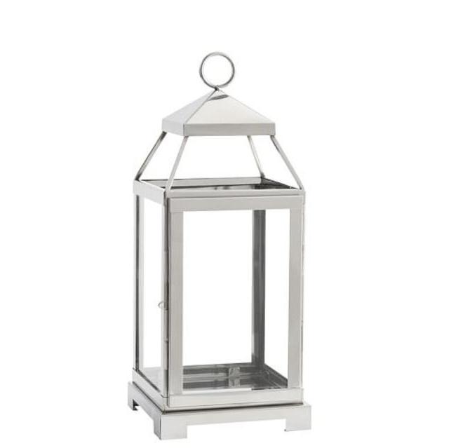 Malta Lantern - Silver Finish, Medium