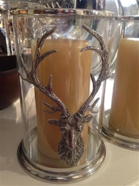 Elk Pillar Candle Holder (Large) by Vagabond House