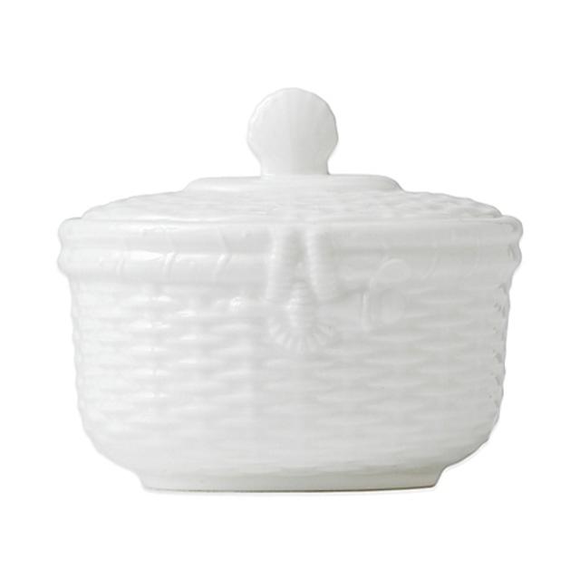 Wedgwood Nantucket Basket Covered Sugar Bowl