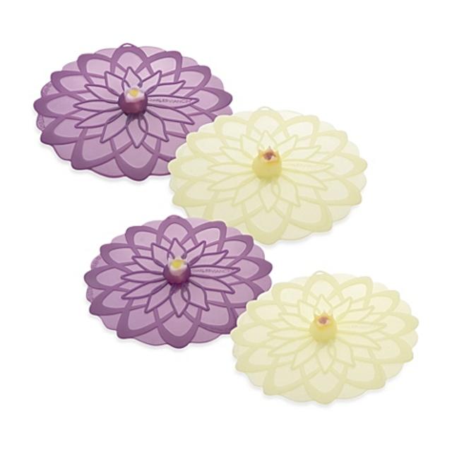 Charles Viancin® Dahlia™ Large 11-Inch Silicone Lid in Purple