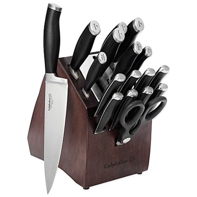 Calphalon Contemporary Self-Sharpening 18-Piece Cutlery Set with SharpIN™ Technology