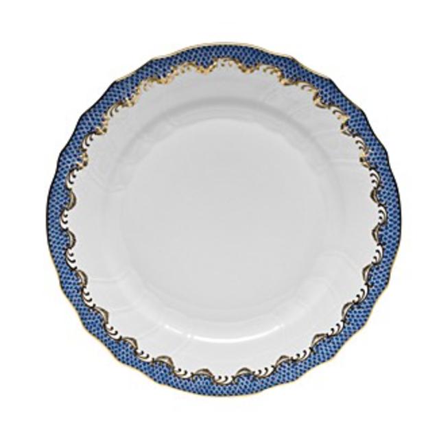 HerendFishscale Blue Dinner Plate