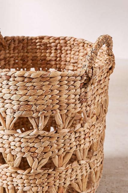 Lucy Woven Laundry Basket