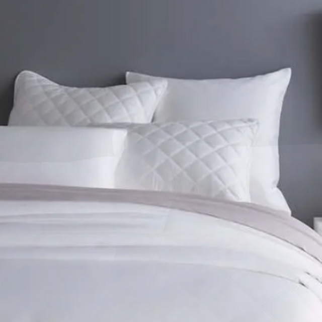 Silken Solid White Duvet Cover