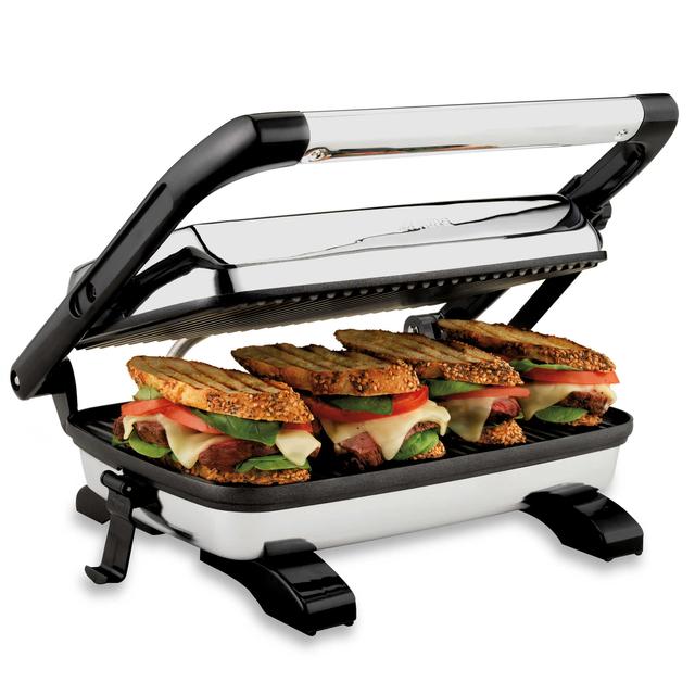 Hamilton Beach® Panini Press Gourmet Sandwich Maker