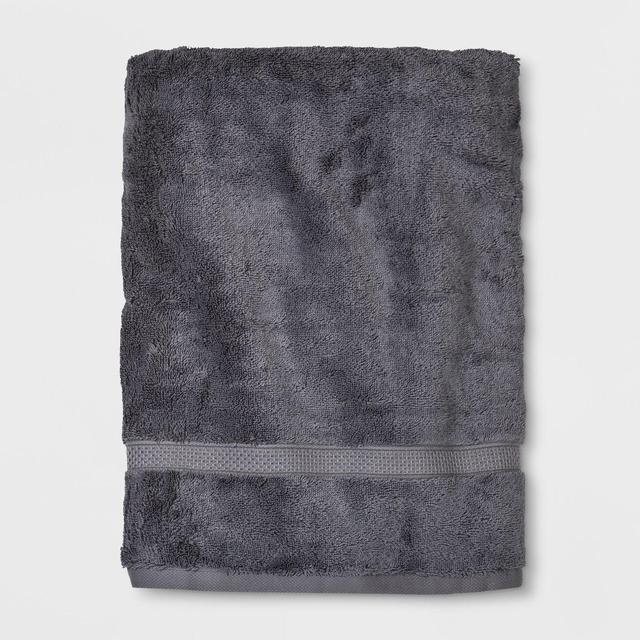 Soft Solid Towel - Opalhouse™ Bath Sheet, Dark Gray