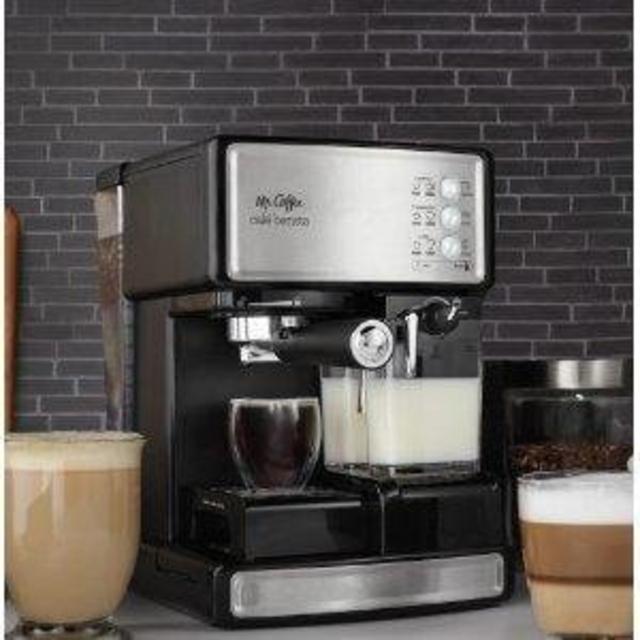 Mr. Coffee ECMP1000 Café Barista Premium Espresso/Cappuccino System, Silver